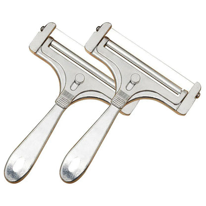 1/2 PCS Butter Cheese Grater Slicer Scraper Stainless Steel Kitchen Gadget Tool - 2PCS - Mekamart Australia
