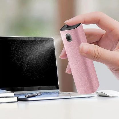Phone Screen Cleaner Spray Fragrance Computer Screen Dust Removal Tool - Grey-without shell