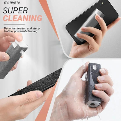 Phone Screen Cleaner Spray Fragrance Computer Screen Dust Removal Tool - Grey-without shell