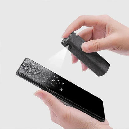 Phone Screen Cleaner Spray Fragrance Computer Screen Dust Removal Tool - Grey-without shell