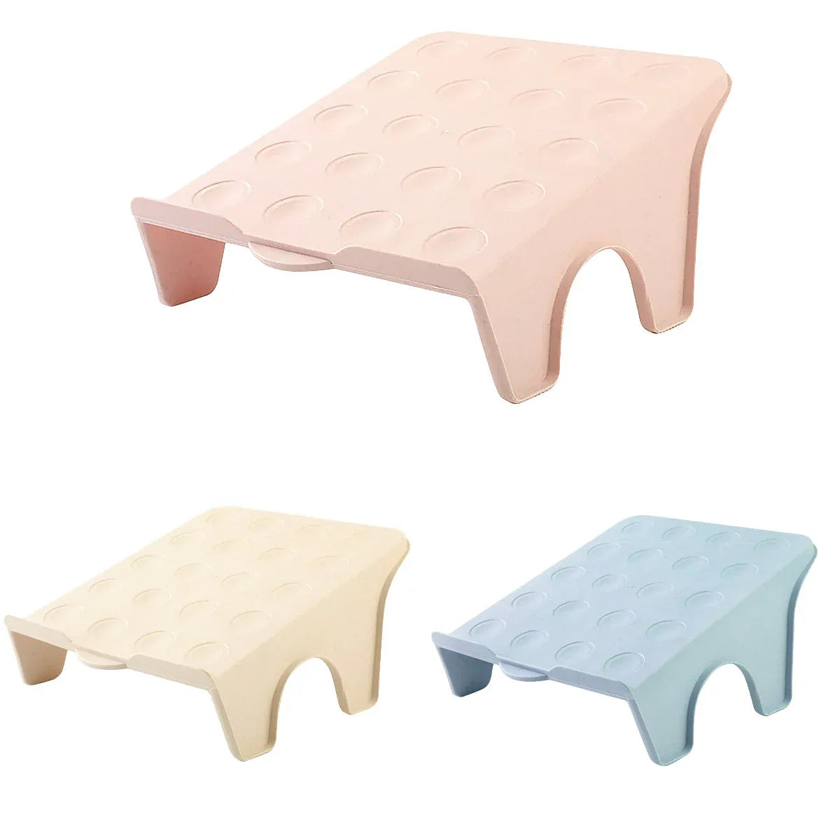 5pcs Double Layer Shoe Rack Simple Storage Organizer Space Saving Shoe Holder - Pink - Mekamart Australia