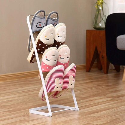 Simple Multi Layer Slipper Storage Rack Organizer for Home Closet Shoe Organizer - Black - Mekamart Australia