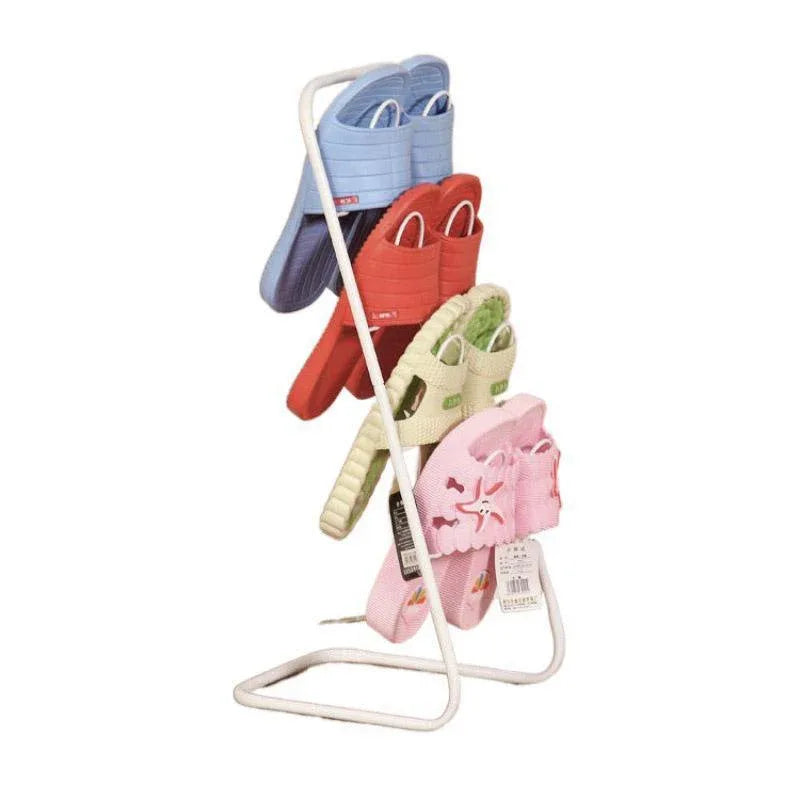 Simple Multi Layer Slipper Storage Rack Organizer for Home Closet Shoe Organizer - White - Mekamart Australia
