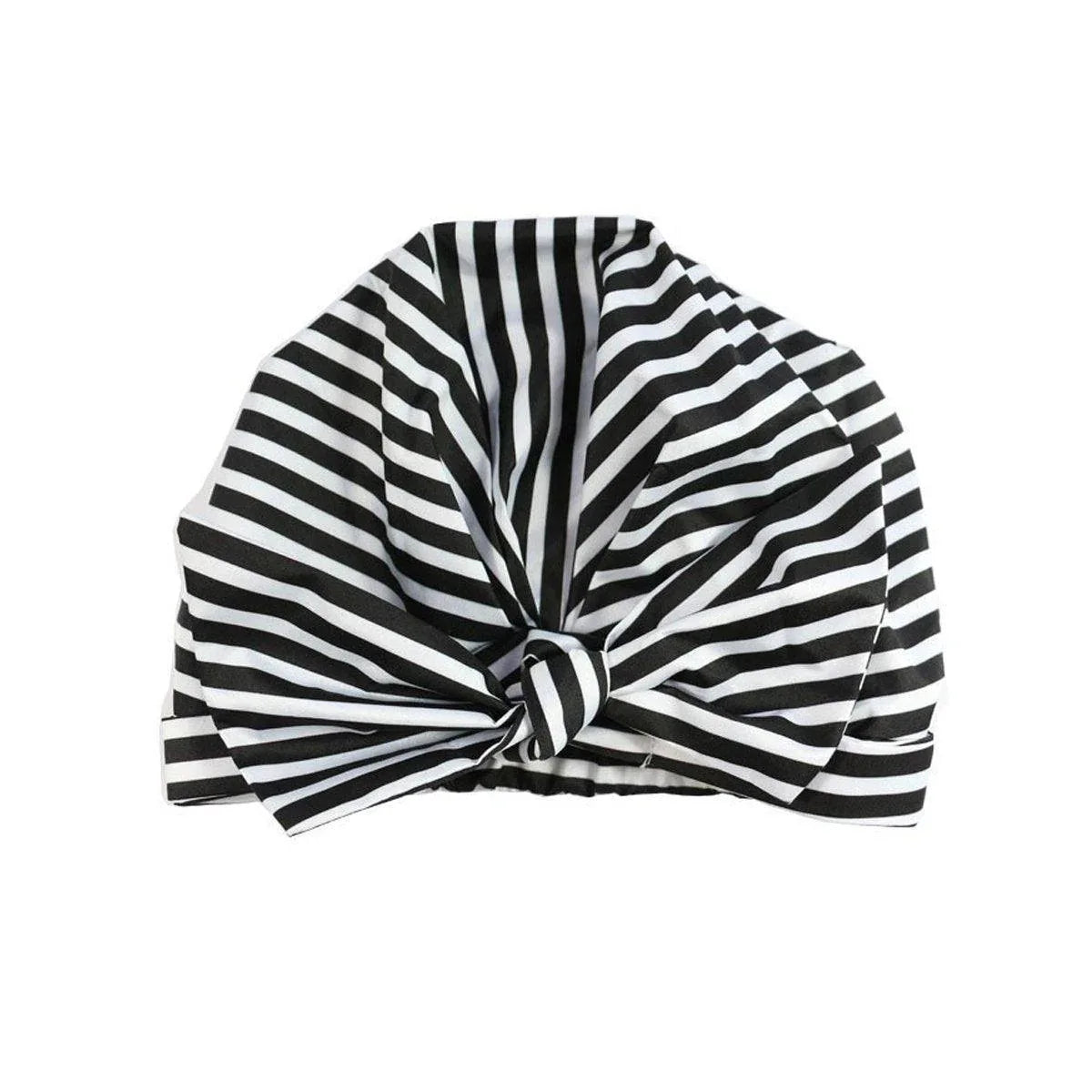 Woman Shower Cap Reusable Long Hair Large Turban Bathroom Waterproof Hair Cap - Coconut Tree - Mekamart Australia