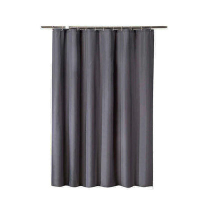 Solid Color Waterproof Shower Curtain Bathroom Decor Resistant Fabric Liner - Blue - Mekamart Australia