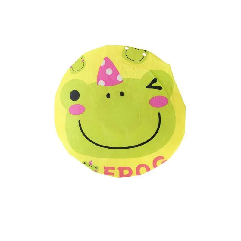 Reusable Women Girls Hair Wrap Waterproof Shower Bath Shower Cap Hat - Monkey - Mekamart Australia