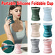 Silicone Folding Travel Mug Portable Retractable Collapsible Mug Outdoor Camping - Sakura Pink - Mekamart Australia