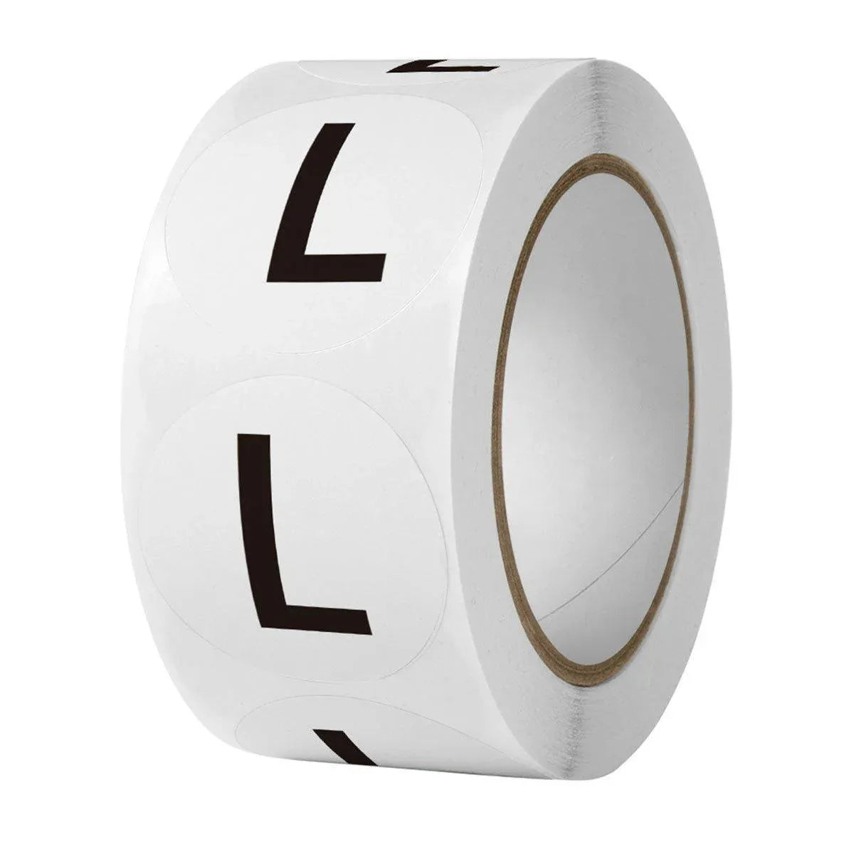 7 Rolls Clothing Size Label Sticker 1Inch Round Size Sticker Labels Self Adhesive