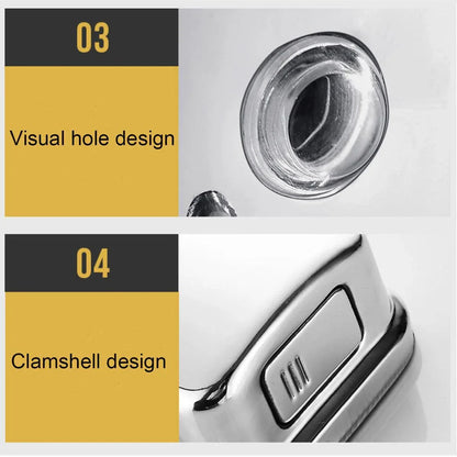 Stainless Steel Wall Mounted Soap Dispenser Hotel Bathroom Sanitizer Bottle - 500ML - Mekamart Australia