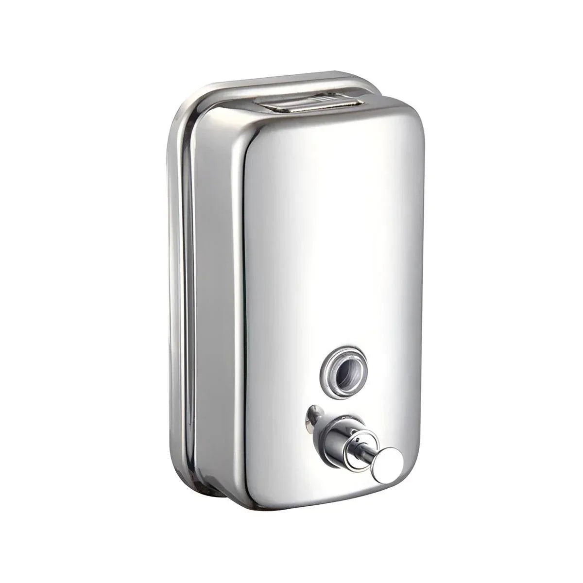 Stainless Steel Wall Mounted Soap Dispenser Hotel Bathroom Sanitizer Bottle - 500ML - Mekamart Australia