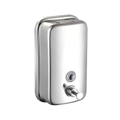 Stainless Steel Wall Mounted Soap Dispenser Hotel Bathroom Sanitizer Bottle - 500ML - Mekamart Australia