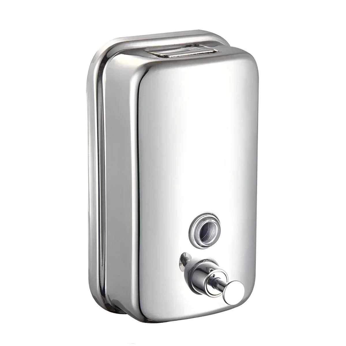 Stainless Steel Wall Mounted Soap Dispenser Hotel Bathroom Sanitizer Bottle - 500ML - Mekamart Australia