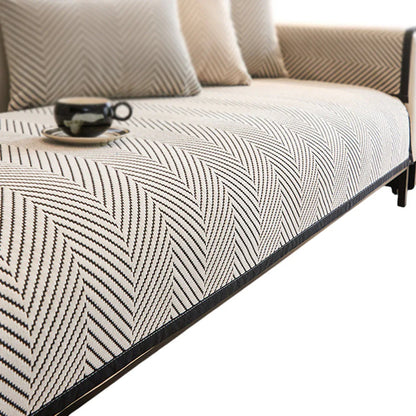 Sofa Cushion Cover Modern Non Slip Couch Protector Furniture Seat Slipcover Pad - 70x150cm - Mekamart Australia