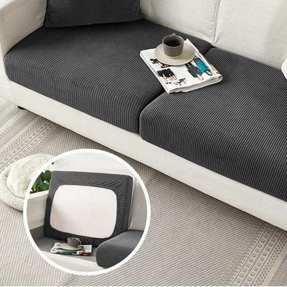 Stretch Sofa Slipcover 4 Seasons Universal Couch Protector Elastic Fabric Cover - Single-Black - Mekamart Australia