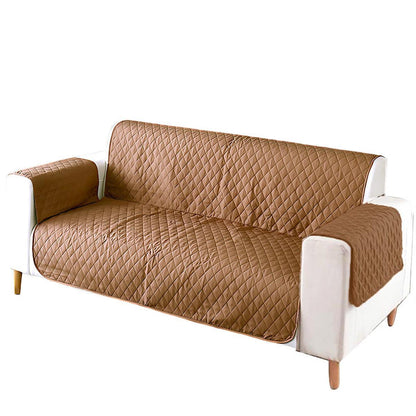 130X195cm Seater Pet Sofa Protector Cover Quilted Couch Covers Lounge Slipcover - Beige - Mekamart Australia