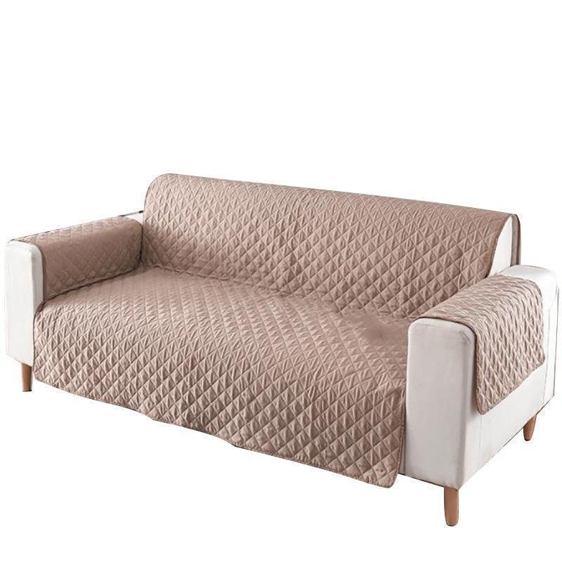 190x195cm Seater Pet Sofa Protector Cover Quilted Couch Covers Lounge Slipcover - Beige - Mekamart Australia
