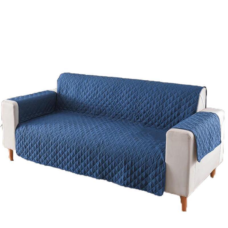130X195cm Seater Pet Sofa Protector Cover Quilted Couch Covers Lounge Slipcover - Black - Mekamart Australia