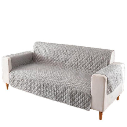 190x195cm Seater Pet Sofa Protector Cover Quilted Couch Covers Lounge Slipcover - Coffee - Mekamart Australia