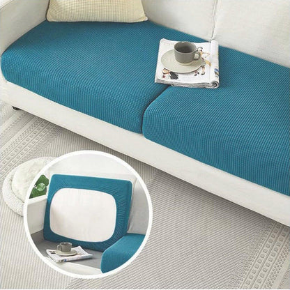 Stretch Sofa Slipcover 4 Seasons Universal Couch Protector Elastic Fabric Cover - Double-Light-Grey - Mekamart Australia