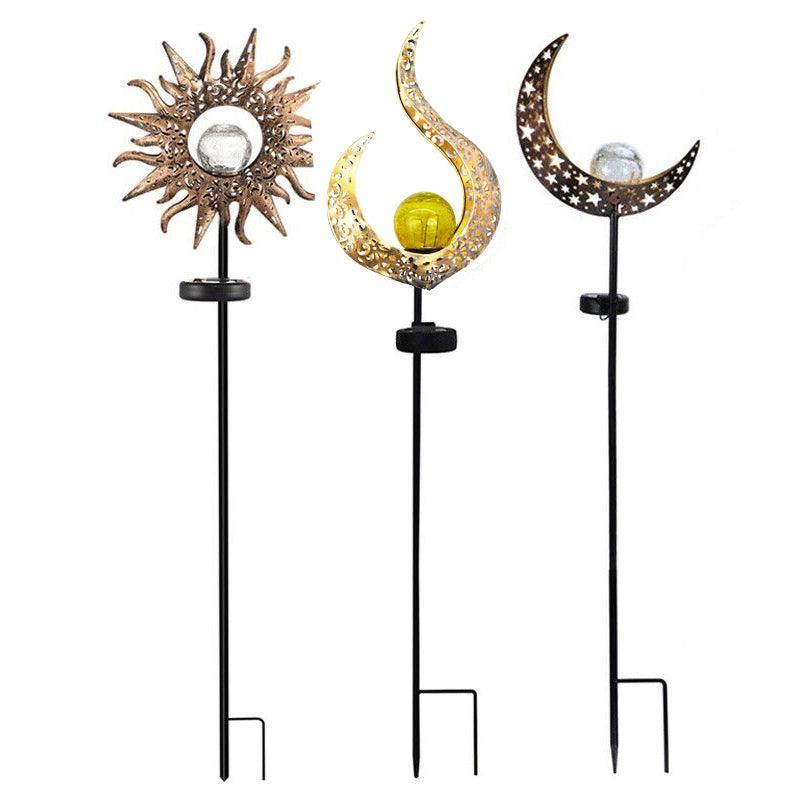 Solar Lights LED Garden Decor Outdoor Path Lights Lawn Light Lantern Lamp - 1X Flame - Mekamart Australia