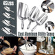 4 Sizes Aluminum Alloy Ice Shovel Flour Rice Scoop Multipurpose Kitchen Tool - L - Mekamart Australia