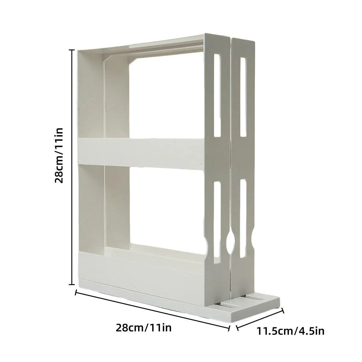 Rotating Spice Rack Kitchen Organizer Food Storage Rack Spice Organizer Stand - Mekamart Australia