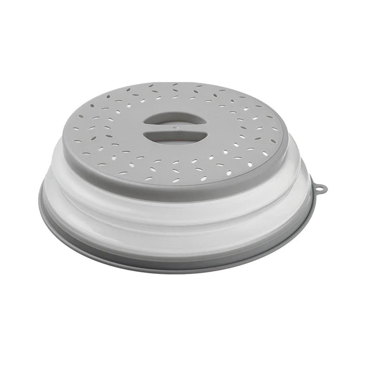 Multifunctional Microwave Oven Food Cover Heat Resistant Folding Splash Guard - Grey - Mekamart Australia