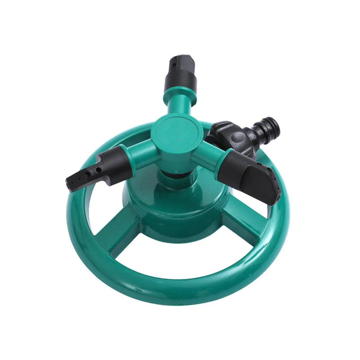 Small Disc Sprinkler 360 Degree Rotating Garden Sprayer Three Prong Spray Water - Blue - Mekamart Australia