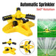 360 Degree Rotating Yellow Sprinkler Automatic Lawn Garden Watering System Villa - Mekamart Australia