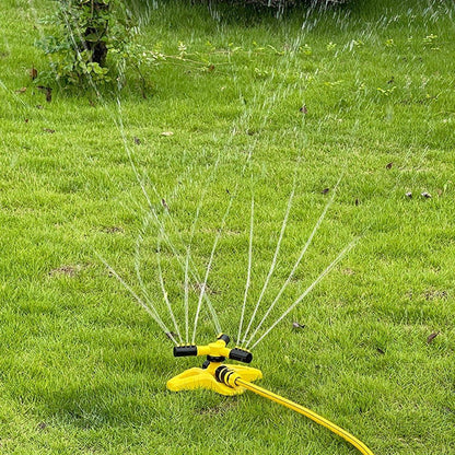 360 Degree Rotating Yellow Sprinkler Automatic Lawn Garden Watering System Villa - Mekamart Australia
