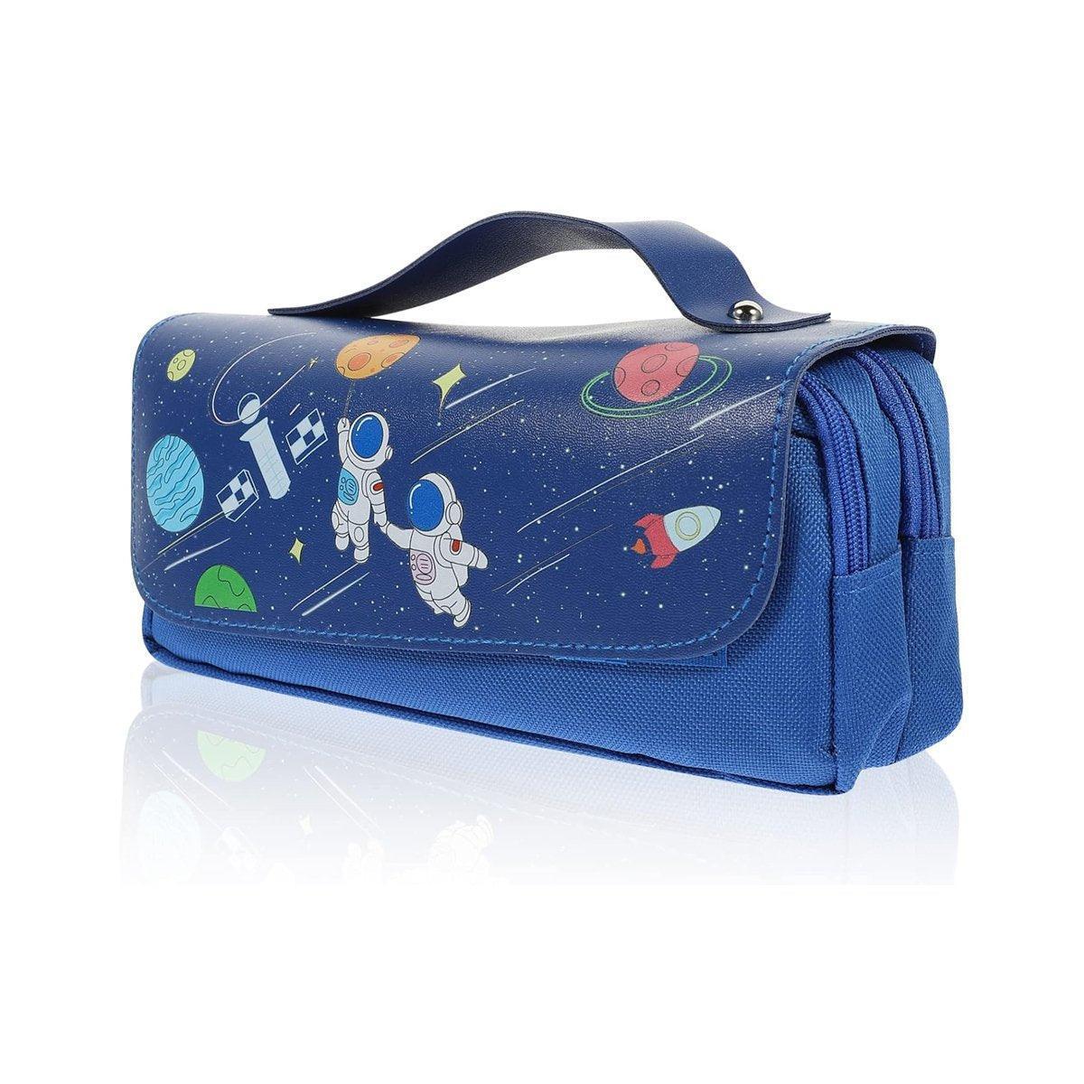 Functional Pencil Case Stationery Bag Pen Holder Storage Organizer for School - 01 - Mekamart Australia