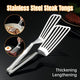 Stainless Steel Steak Tongs Multi-Functional Kitchen Tool for BBQ and Fried Fish - Mekamart Australia