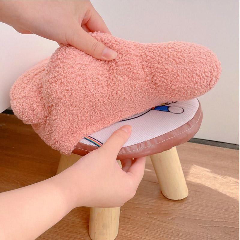 Small Flower Short Stool for Entryway or Living Room Shoe Bench or Footrest - Blue - Mekamart Australia