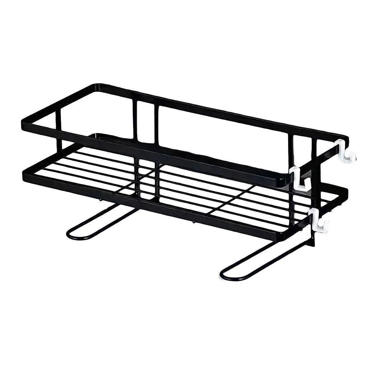 Storage Rack 1Tier Space Saver Over The Toilet Steel Bathroom Shelf Organizer - White - Mekamart Australia