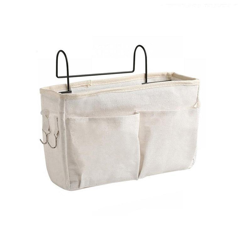 Hanging Bedside Storage Caddy with Pockets for Bunk Bed Dorm Couch Organizing - Blue Clouds - Mekamart Australia