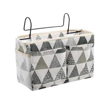 Hanging Bedside Storage Caddy with Pockets for Bunk Bed Dorm Couch Organizing - Light Green - Mekamart Australia
