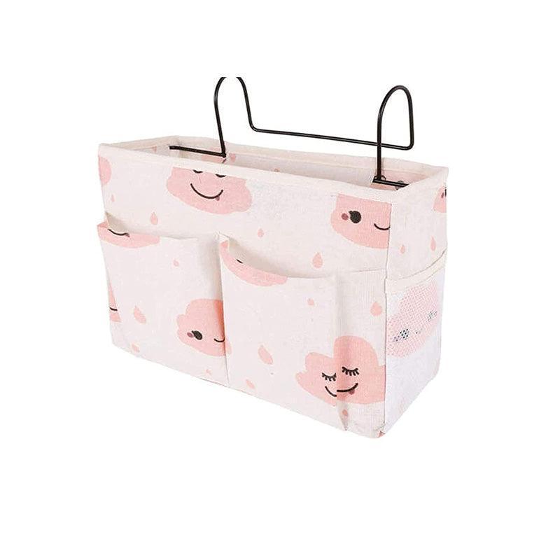 Hanging Bedside Storage Caddy with Pockets for Bunk Bed Dorm Couch Organizing - Grey - Mekamart Australia