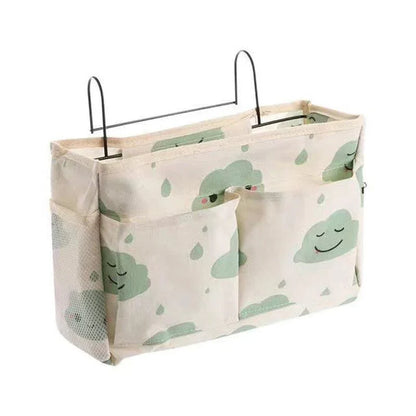 Hanging Bedside Storage Caddy with Pockets for Bunk Bed Dorm Couch Organizing - Navy - Mekamart Australia