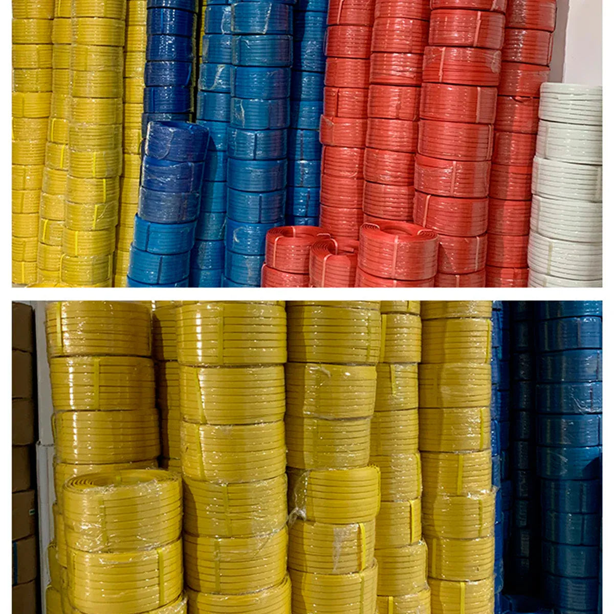 Packing Strap Roll 15MM Heavy Duty Binding Band Plastic Strapping for Packaging - Black