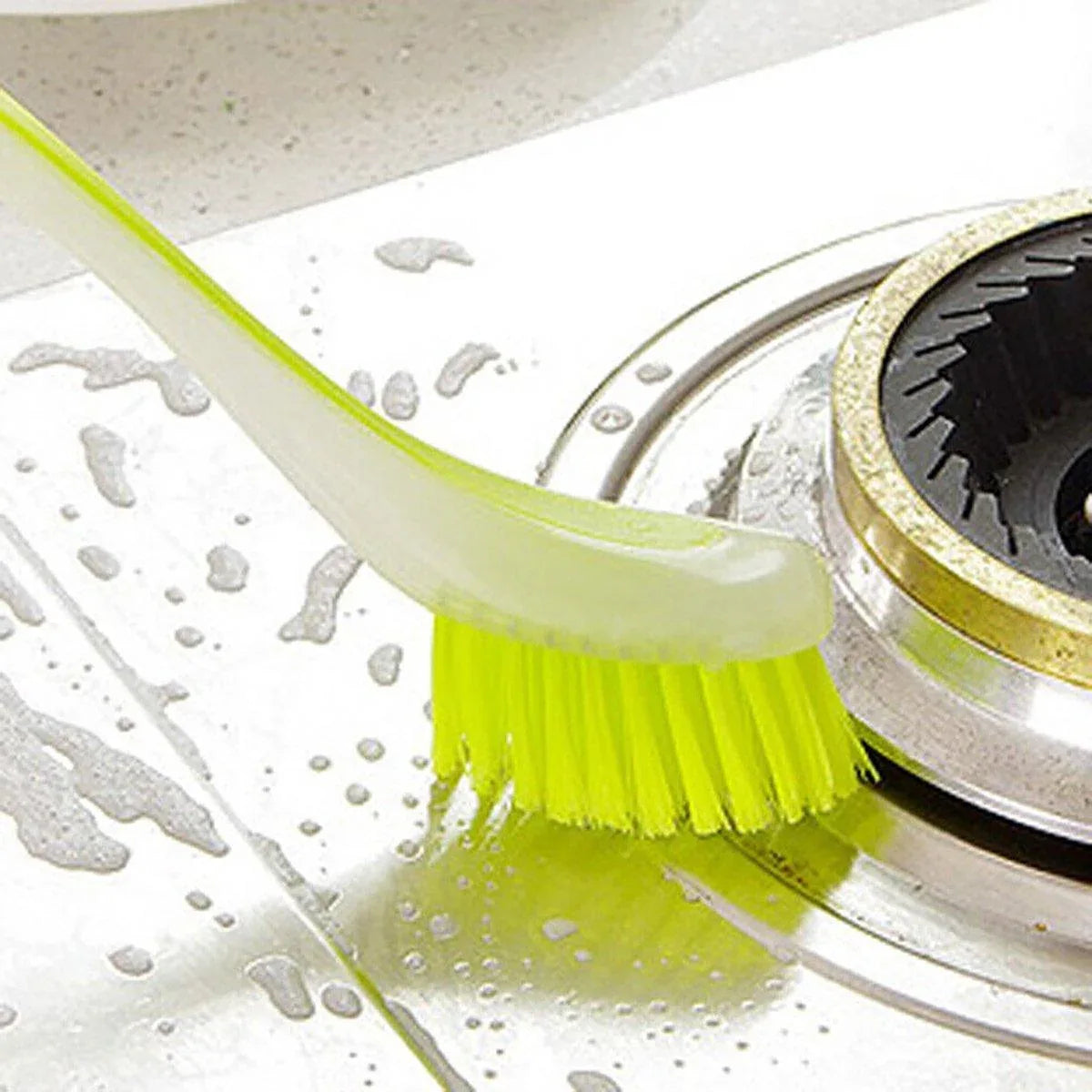 Multi Functional Long Handle Cleaning Brush Vertical Suction Kitchen Brush - Red - Mekamart Australia