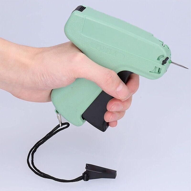 Clothes Garment Price Label Tagging Tool with 1000 Glue Needles and 5 Needles