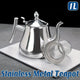Thickened Stainless Steel Teapot Kettle With Strainer For Restaurant Hotel Use - Mekamart Australia