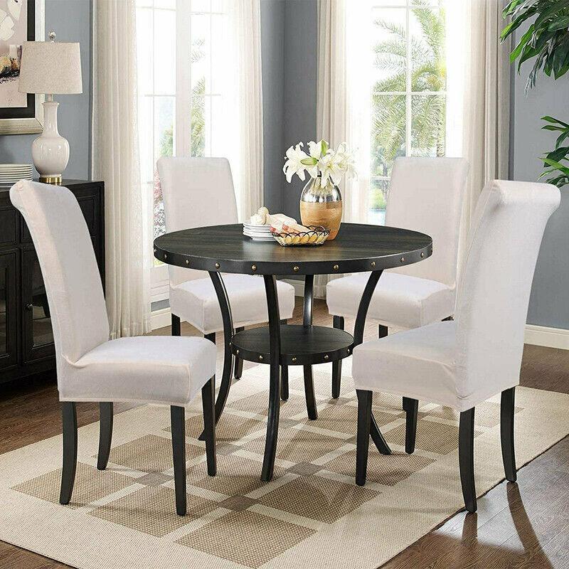 6X Stretch Chair Cover Seat Covers Spandex Washable Banquet Wedding Party Decora - Lake Blue - Mekamart Australia