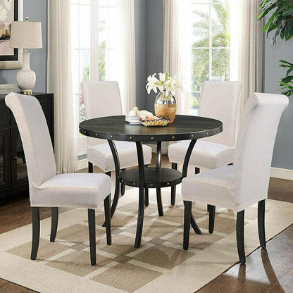 6X Stretch Chair Cover Seat Covers Spandex Washable Banquet Wedding Party Decora - Lake Blue - Mekamart Australia