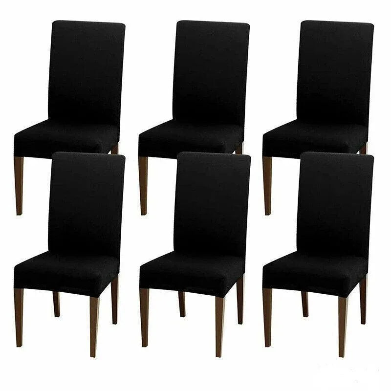6X Stretch Chair Cover Seat Covers Spandex Washable Banquet Wedding Party Decora - Lake Blue - Mekamart Australia