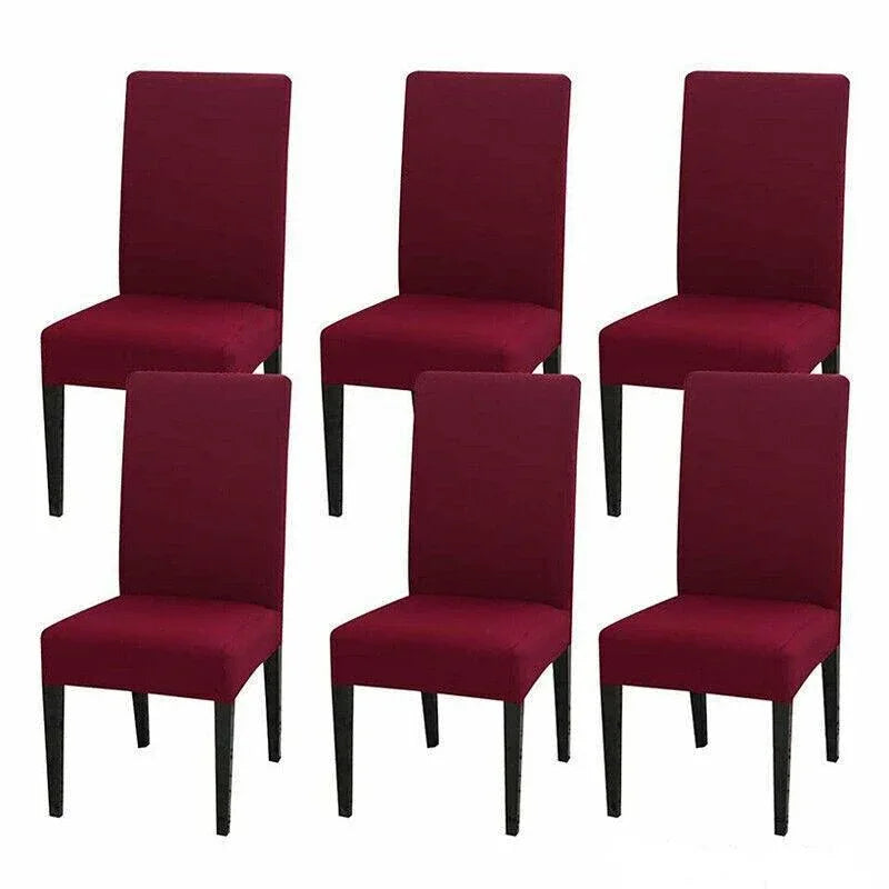 6X Stretch Chair Cover Seat Covers Spandex Washable Banquet Wedding Party Decora - Lake Blue - Mekamart Australia
