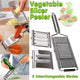Multi-Purpose Vegetable Slicer Peeler Stainless Steel Grater Shredder Cutter - Mekamart Australia