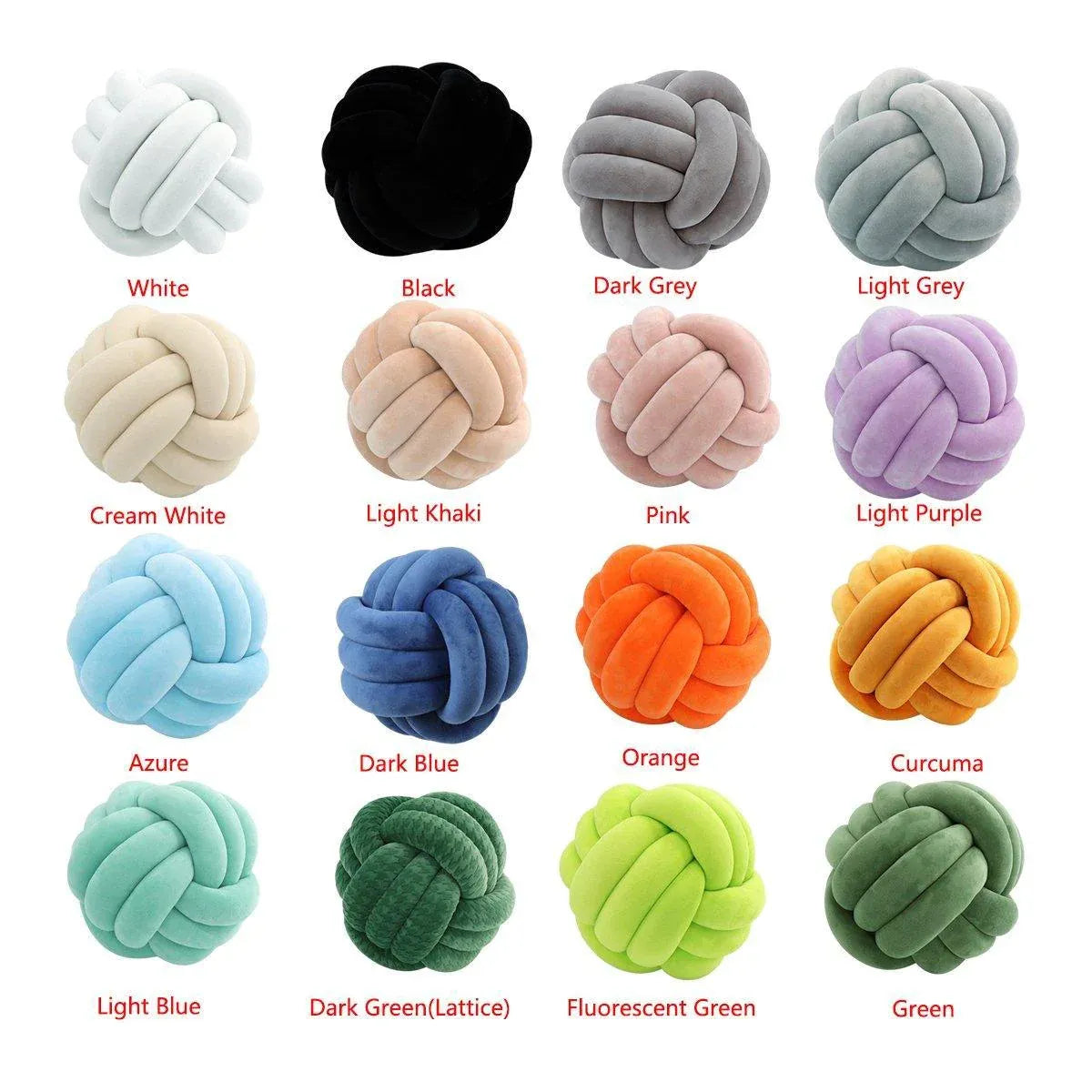 Three-Strand Braided Round Pillow Sofa Cushion Decorative Pillow for Living Room - Dark Blue