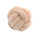 Three-Strand Braided Round Pillow Sofa Cushion Decorative Pillow for Living Room - Light Khaki