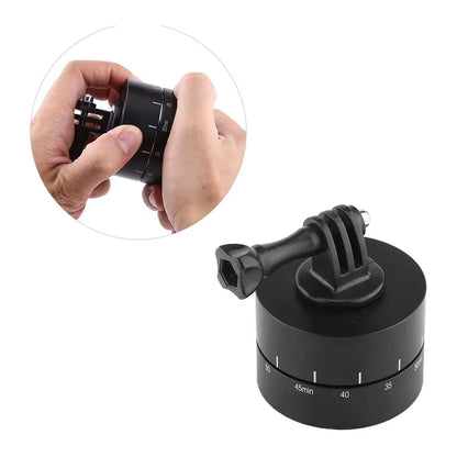 Action Camera 360° Rotating 60/120min Time Lapse Timer Tripod Head Adapter Gopro - 60min
